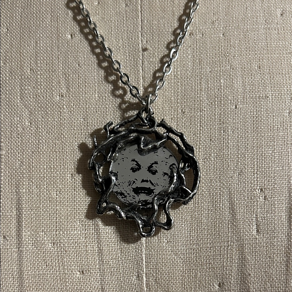 Alchemy “Man in the Moon” Pendant Necklace